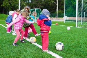 stovykla vaikams, lauko sporto įranga